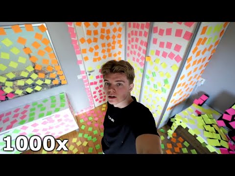 PRANKAR MIN BROR MED 1000 LAPPAR I HANS RUM!