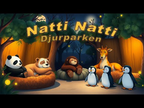 Godnattsaga för barn – Natti Natti Djurparken  | Sovdagsvideo med djur