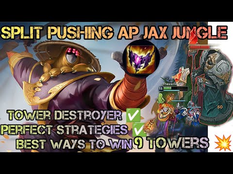 How to Play New AP  Split Pushing Jax Jungle -  League of Legends