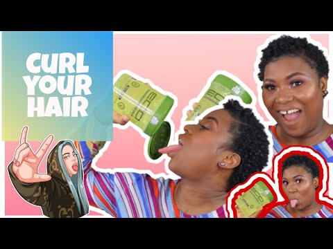 Curl and Style with Eco style Gel | Short Natural hair