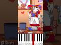 When Pomni go to Toilet (@lupdup) The Amazing Digital Circus Animation - Octave Piano Tutorial