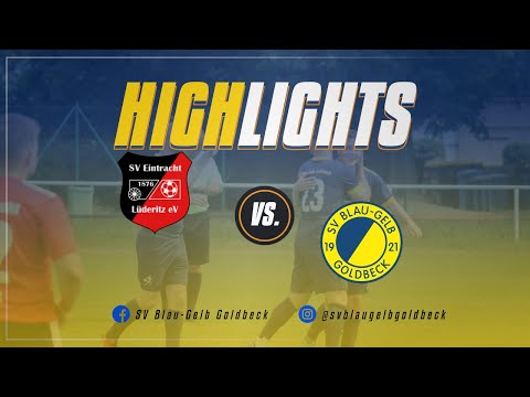 26.Spieltag der KOL Altmark Ost 21/22 - Eintracht Lüderitz vs. SV Blau-Gelb Goldbeck