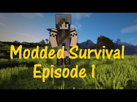 Modded Survival|Episode 1| Chaos begins