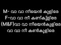 Onnanam Kunninmel Karaoke
