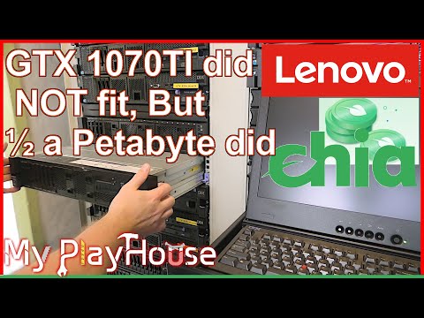 Nvidia GTX 1070TI Does not fit in My Lenovo x3650 M5 Chia Storage Server - 1075