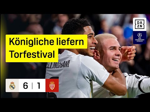 Real Madrid - AS Monaco | UEFA Champions League | DAZN Highlights