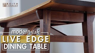 BIG SLAB Dining Table | Live Edge Walnut