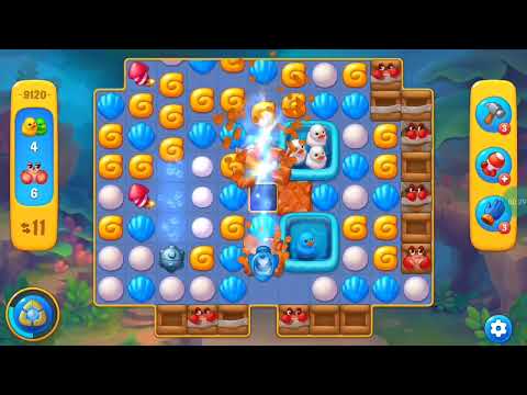 Fishdom Easy Level 9120 (with full seashell) @choraelmin