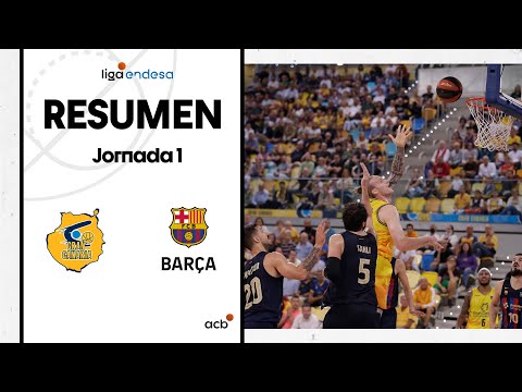 Resumen Gran Canaria 88 - Barça 85 (J1)