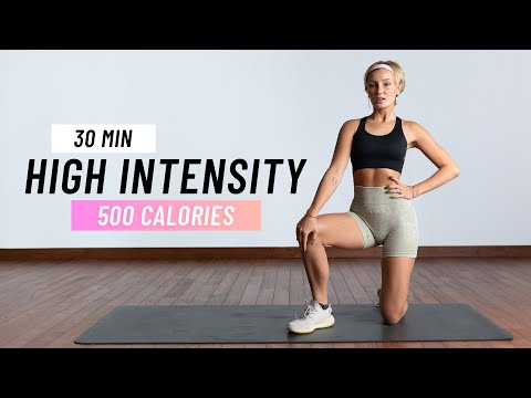 30 MIN KILLER HIIT Workout Full Body Cardio No Equipment No Repeats