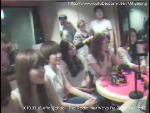 100318 After School & Wheesung - Thai Radio: Hot Wave FM 91.5 MHz (Part 2)