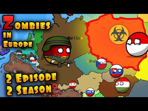 Zombies in Europe - Episodes 2. Season 2 ( Countryballs )