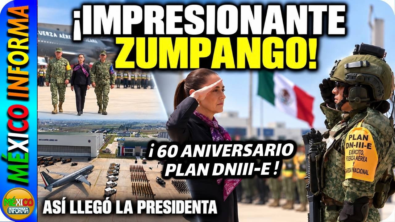 "IMPRESIONANTE" ASÍ LLEGÓ LA PRESIDENTA A ZUMPANGO. MIRA LO QUE ESTÁ PASANDO.