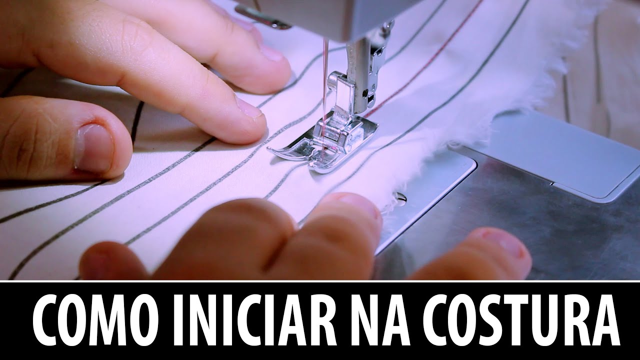 PRIMEIROS EXERCÍCIOS DE COSTURA PARA INICIANTES  #AULA 01