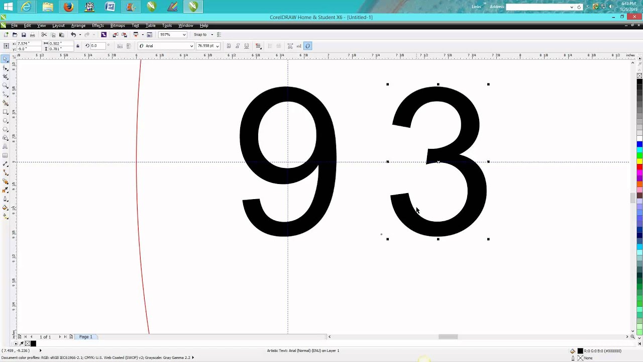 Corel Draw Tips & Tricks Clock Face update!