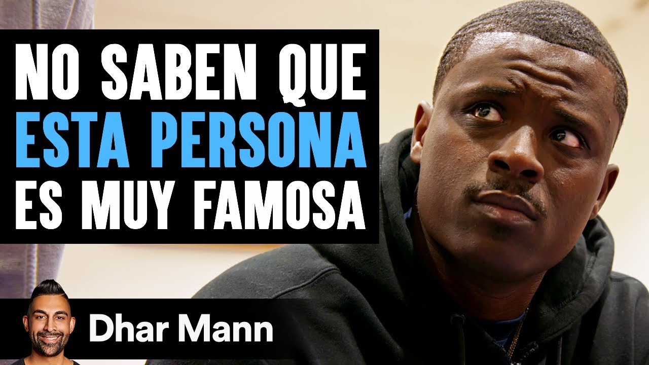 No Saben Que Esta Persona Es Muy Famosa | Dhar Mann Studios