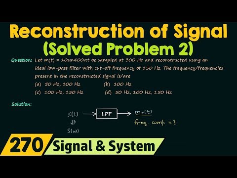 Reconstruction of Signals Solved Problem 2