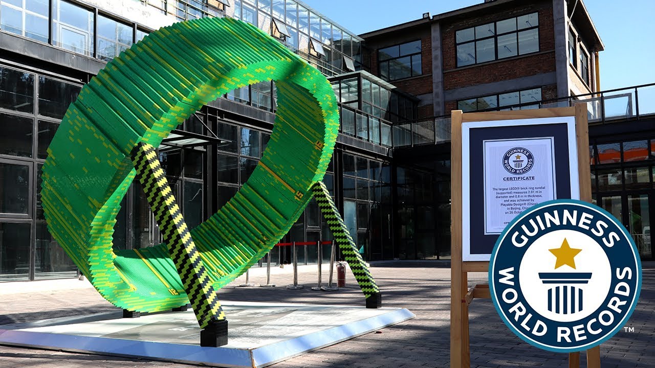 中国 北京 世界一大きいレゴの日時計 Leaks