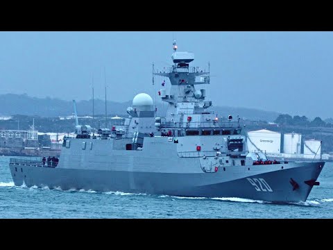 Algerian stealth warship enters the UK 🇩🇿