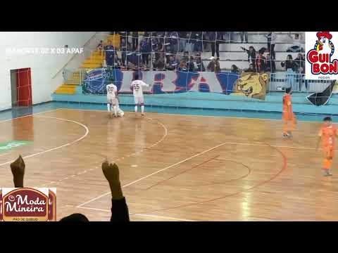 Confira os gols Cianorte Futsal Guibon Foods 05 X 05 Apaf Paranaguá. Série Prata 9° Rodada.