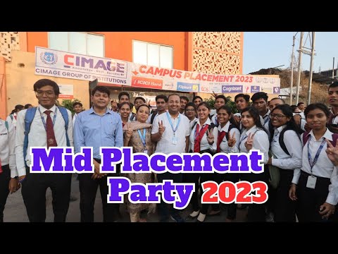 Mid Placement Party of ICICI Bank and Flipkart at CIMAGE College Patna