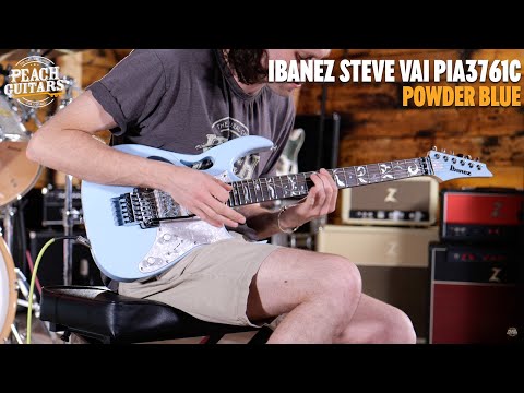 No Talking...Just Tones | Ibanez Signature Models | PIA3761C - Steve Vai - Blue Powder