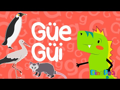 Güe Güi | Sílabas | Vocabulario para niños | 🦖 DinoPeq