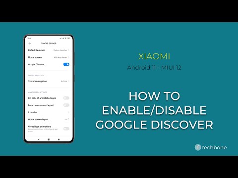 How to Turn On/Off Google Discover - Xiaomi [Android 11 - MIUI 12]