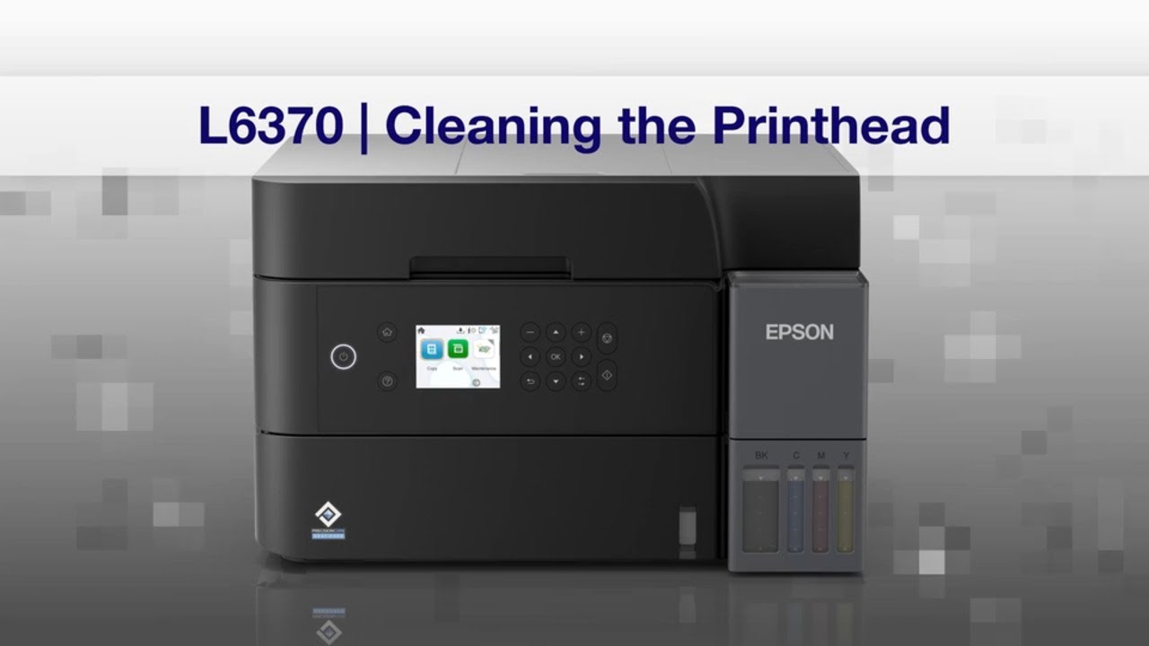 Hướng dẫn vệ sinh đầu in Epson EcoTank L6370 khi bản in bị sọc, thiếu màu