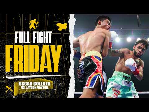 Full Fight | Oscar Collazo vs. Jayson Vayson | Boxing’s most exciting champions at 105 lbs. 🇵🇷🥊