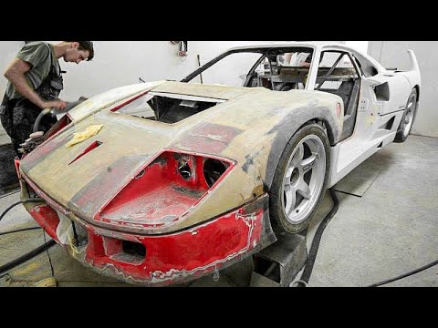Michelotto Ferrari F40LM GTE Race Car Total Restoration Project