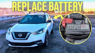 How to [EASILY] Replace the Battery - Nissan Kicks (2018-2024)
