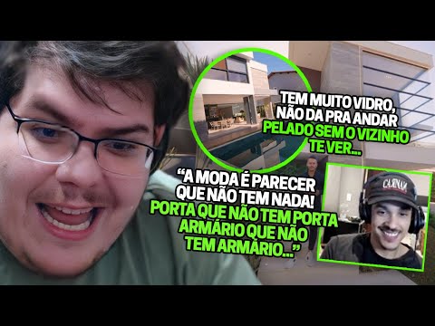CASIMIRO REAGE: MANSÃO CINEMATOGRÁFICA DE 10,5 MILHÕES (BEM GRANDE) ft. ChiCoin | Cortes do Casimito