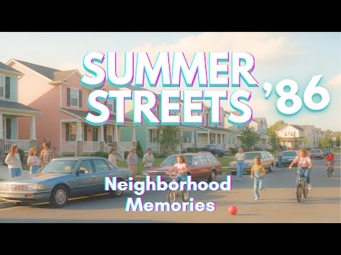 Chillwave - Vaporwave - Summer Streets ’86 | Neighborhood Memories - LOVEWAVE STATION 1988