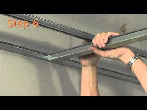 How to install the rondo keylock suspended ceiling system