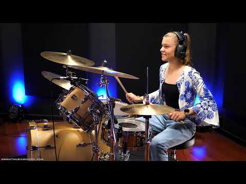 Wright Music School - Maeka Free - The Surfaris - Wipe Out - Drum Cover
