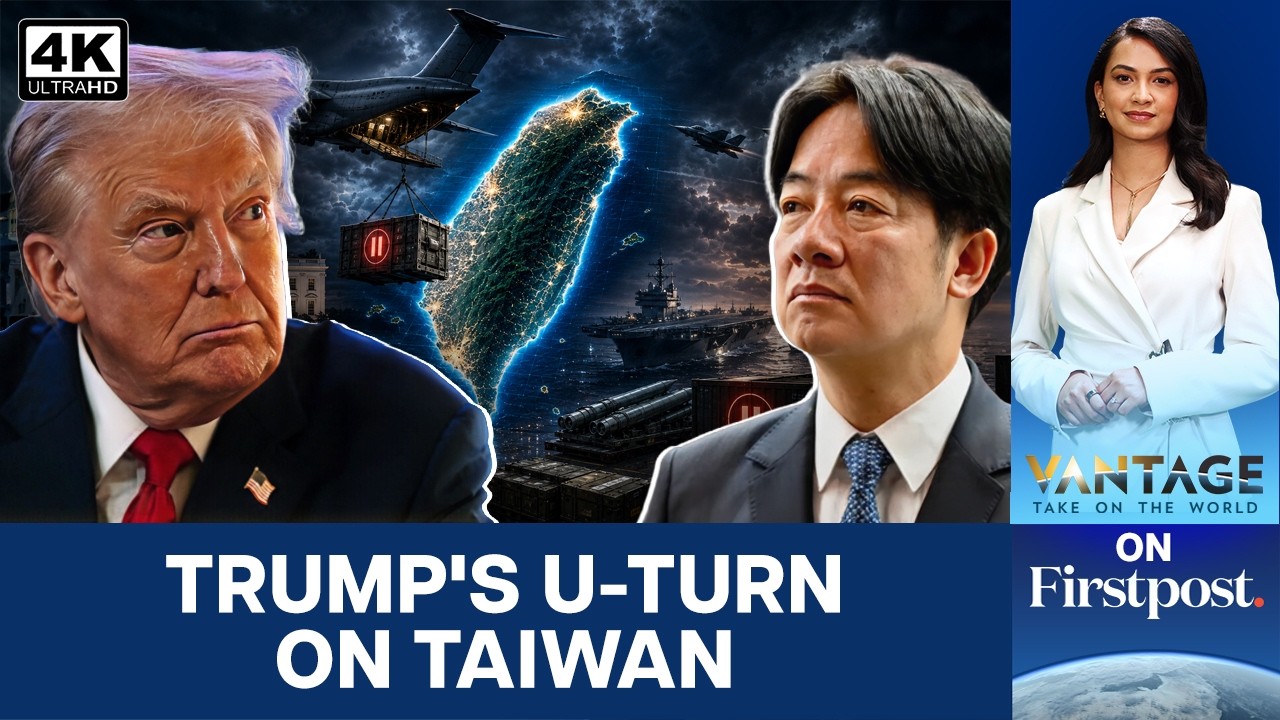 'No Talks Planned' Says Taiwan After Trump's Arms Pause | Vantage on Firstpost | 4K