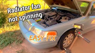 2007 Crown Victoria fan not spinning! How to diagnose and fix this problem