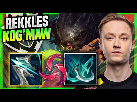 REKKLES CHILLING WITH KOG'MAW! - G2 Rekkles Plays Kog'Maw ADC vs Galio! | Season 11