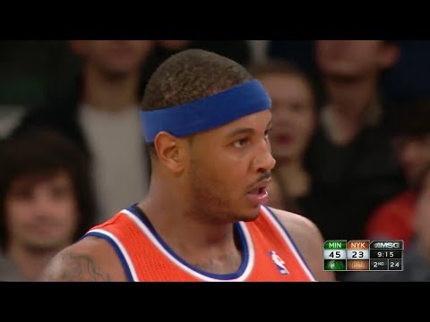 Carmelo Anthony Full Highlights vs Timberwolves - 22 Points 17 Rebounds (2013.11.03)