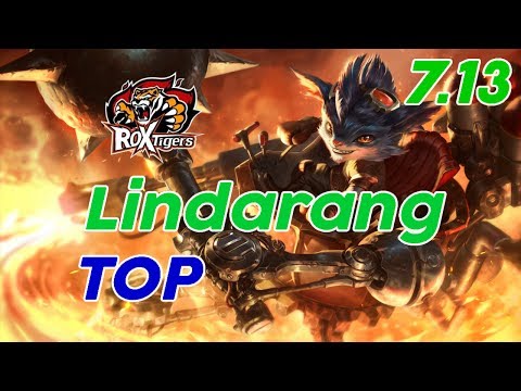 ROX Tigers Lindarang Rumble Top Patch 7.13