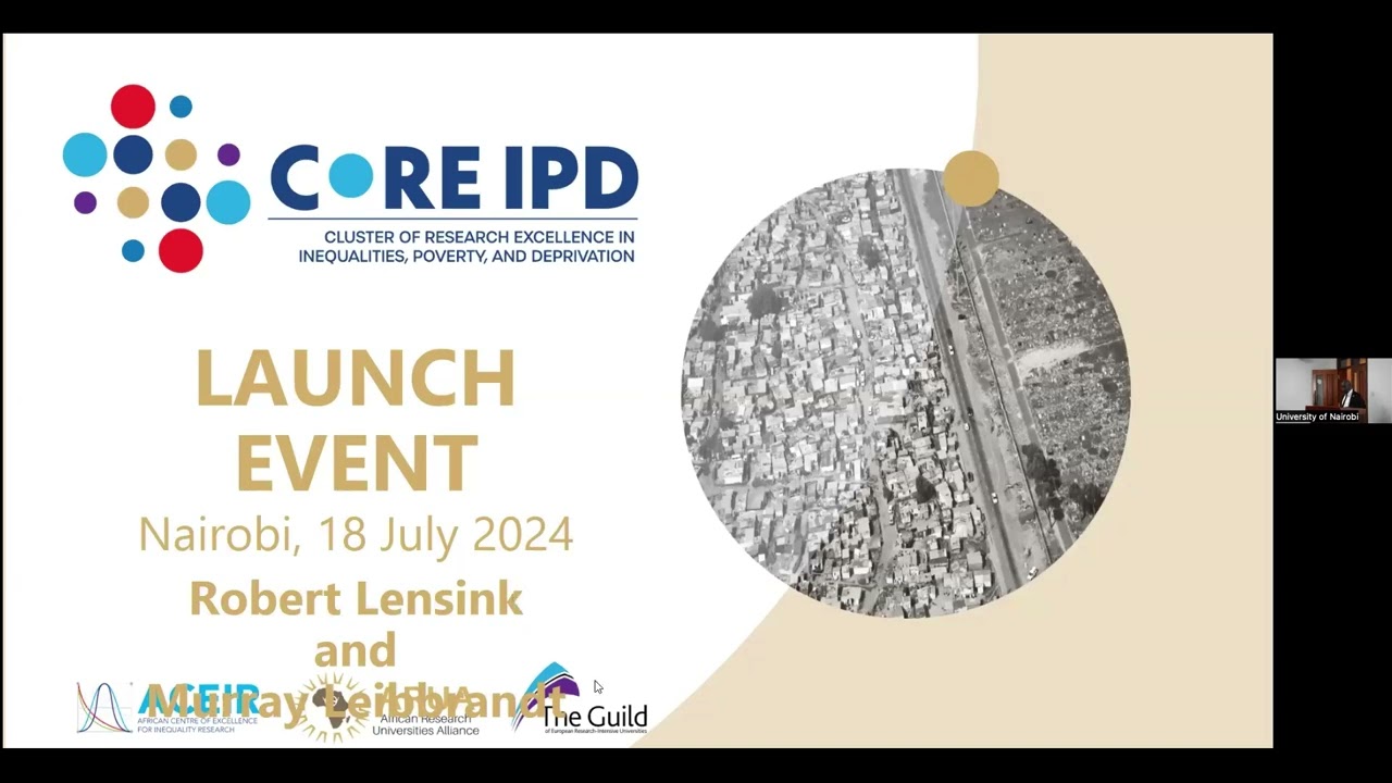 Public launch | Cluster of Research Excellence in Inequalities, Poverty & Deprivation, 18 July 2024