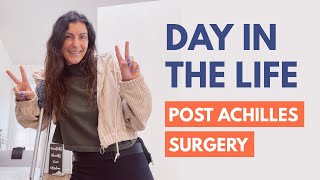 Day in the life working from home | post op from achilles tendon surgery – Part 7