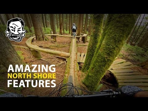 Riding Insane & Beautiful North Shore MTB features