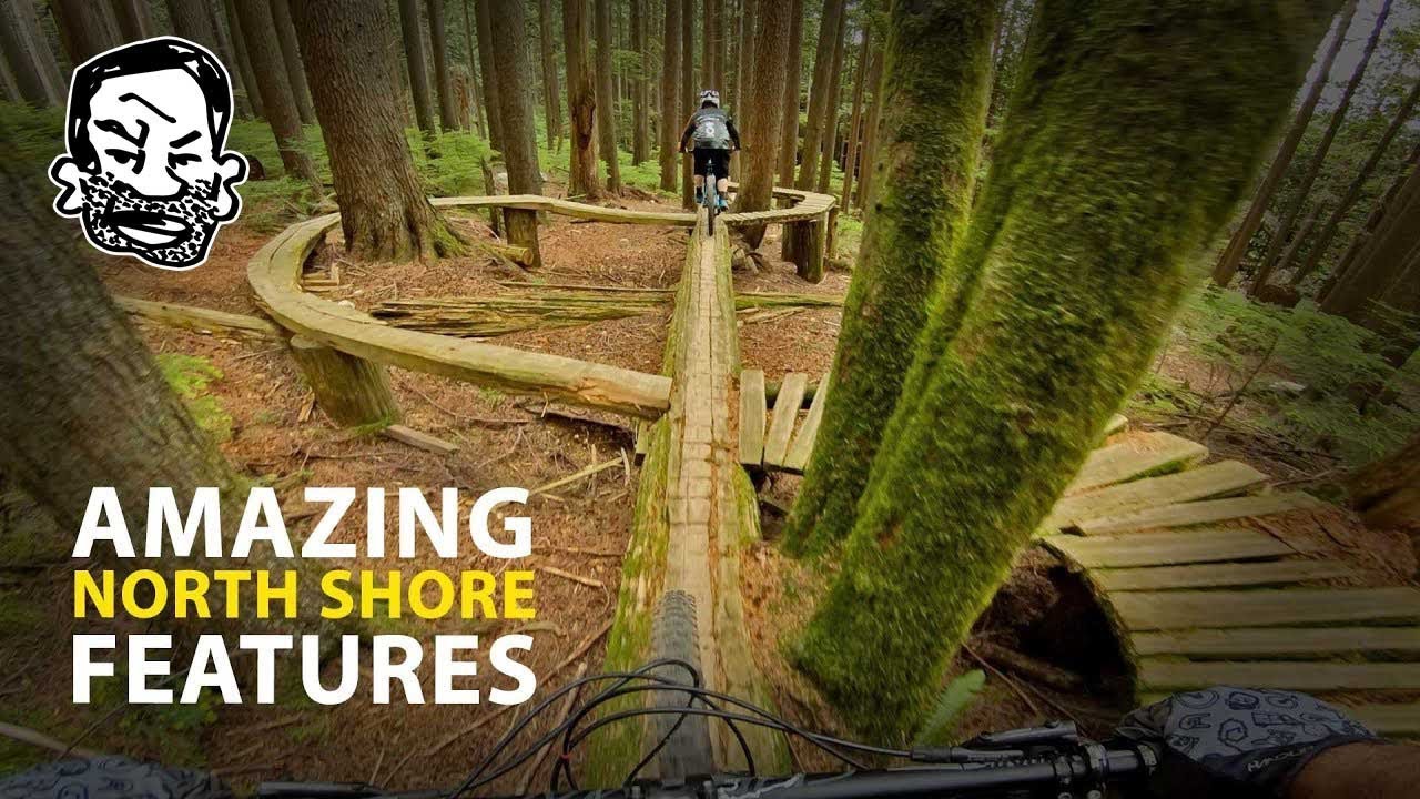 Riding Insane & Beautiful North Shore MTB features