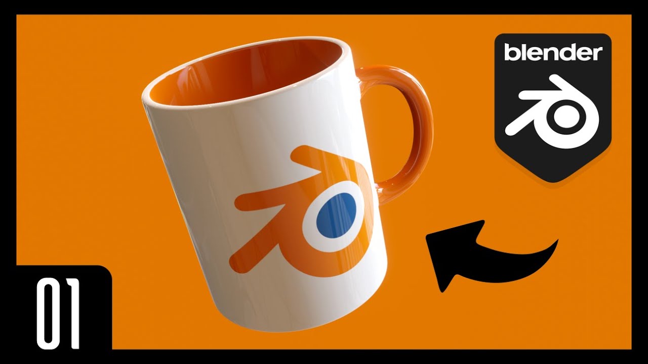 Como modelar caneca no Blender 3D (passo-a-passo) | PT. 01
