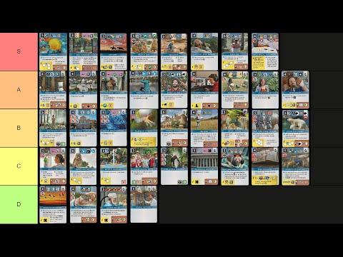 Ark Nova Strategy in 4 Tier Lists