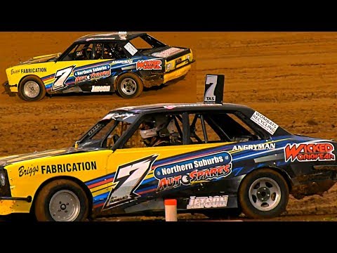 Junior Sedans Heat 1 Simpson Speedway 13-1-2018