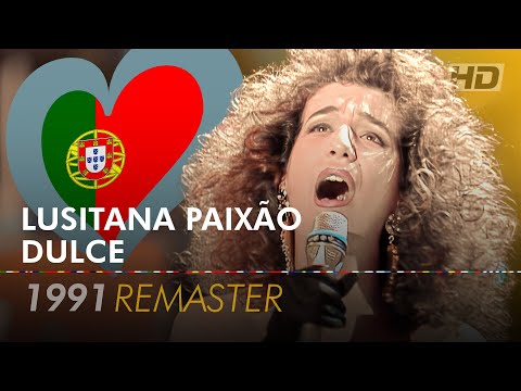LUSITANA PAIXÃO – DULCE 🇵🇹 | Portugal | Eurovision Song Contest 1991 [HD Remaster]