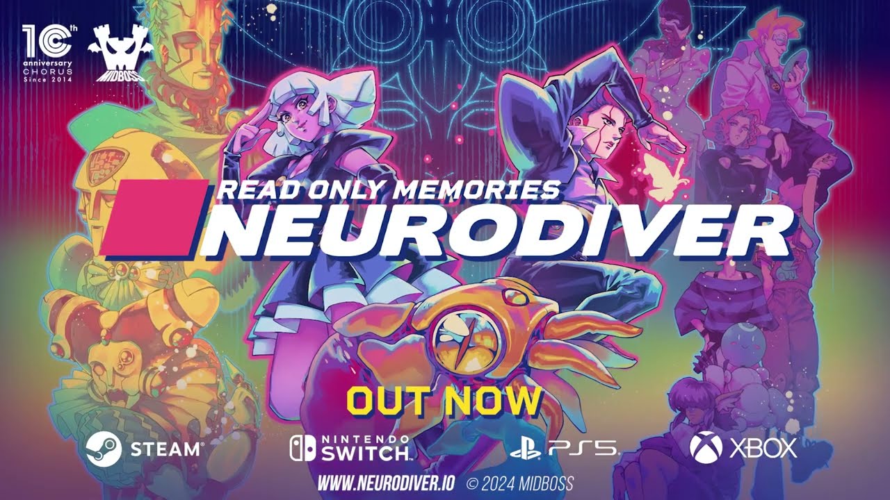 Read Only Memories: NEURODIVER launch trailer teaser